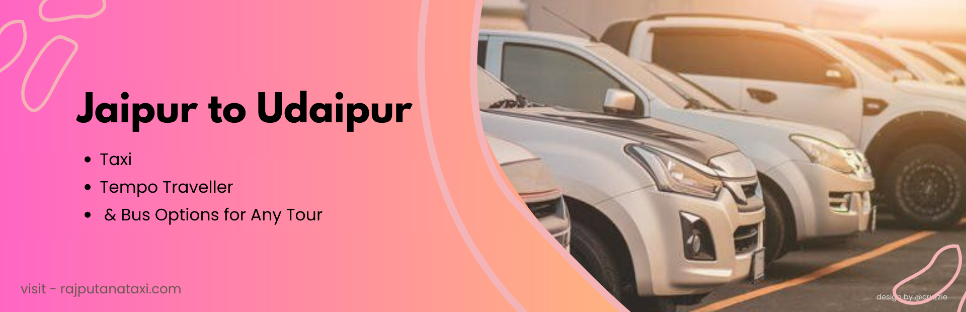Jaipur to Udaipur Tours: Taxi, Tempo Traveller & Bus Options for Any Tour Type