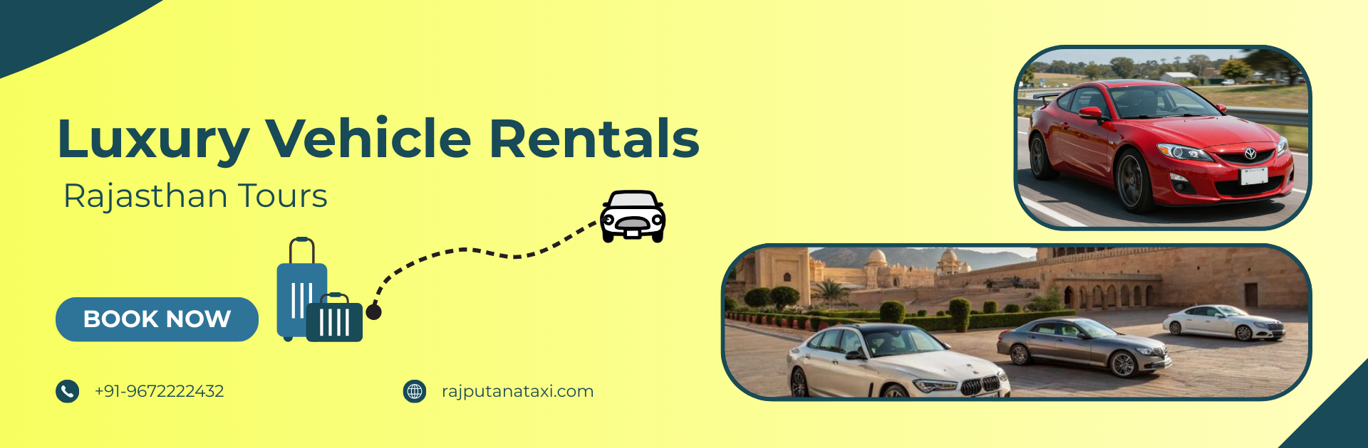 Luxury Vehicle Rentals for Couples, Families & Small Group Rajasthan Tours
