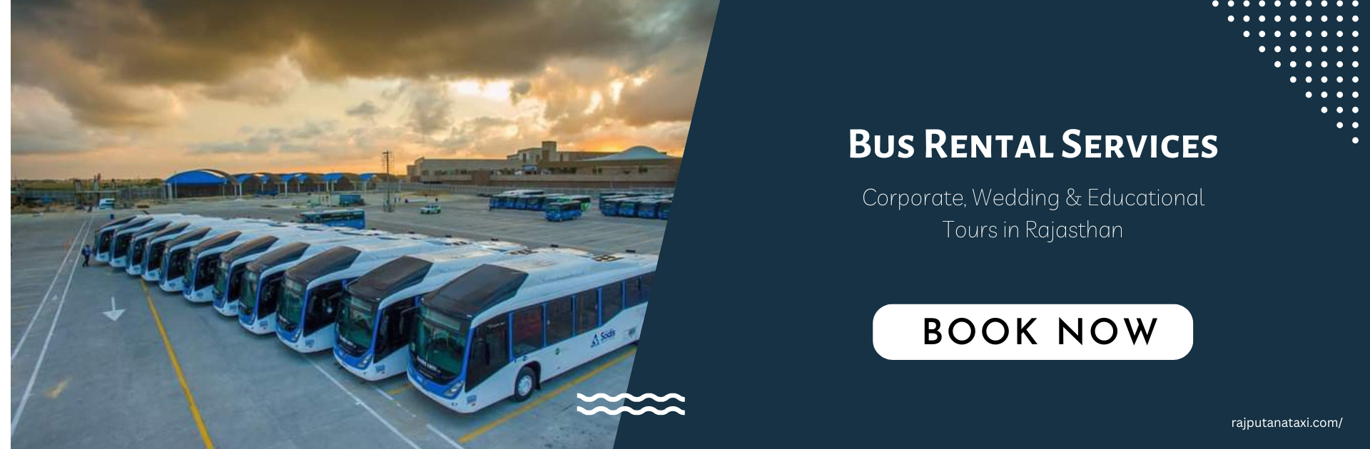 Bus Rental Services for Corporate, Wedding & Educational Tours in Rajasthan